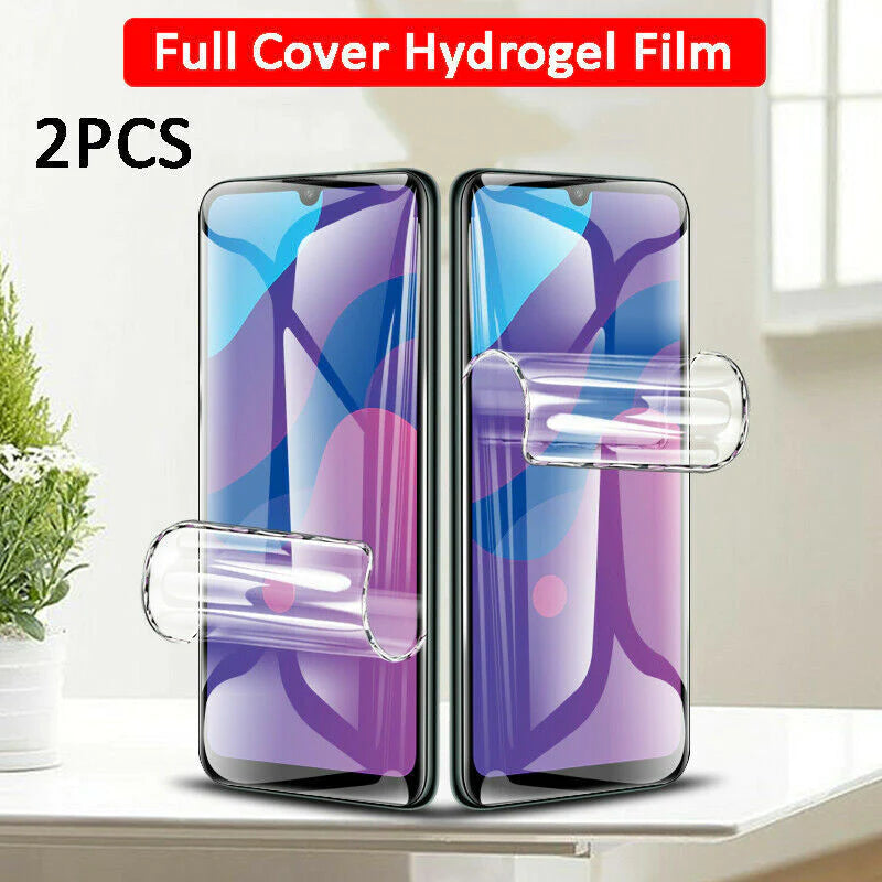 2PCS HYDROGEL Screen Protector for Samsung Galaxy S23 S22 Ultra plus Full Cover